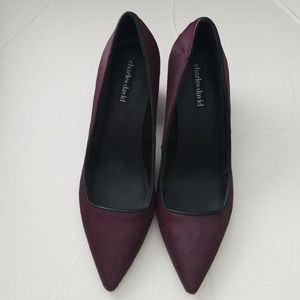 Beautiful Dk. Purple Pointed Toe Pump